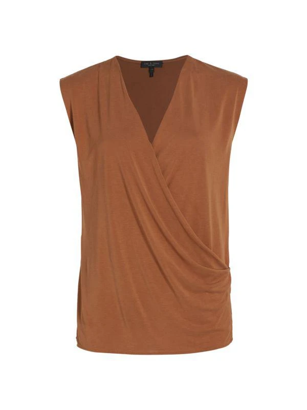 rag & bone Christy Drape Top 5