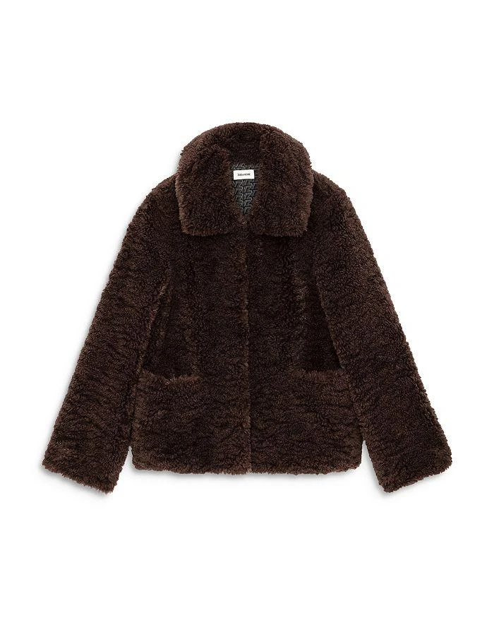 ZADIG & VOLTAIRE Fred Faux Fur Coat 6
