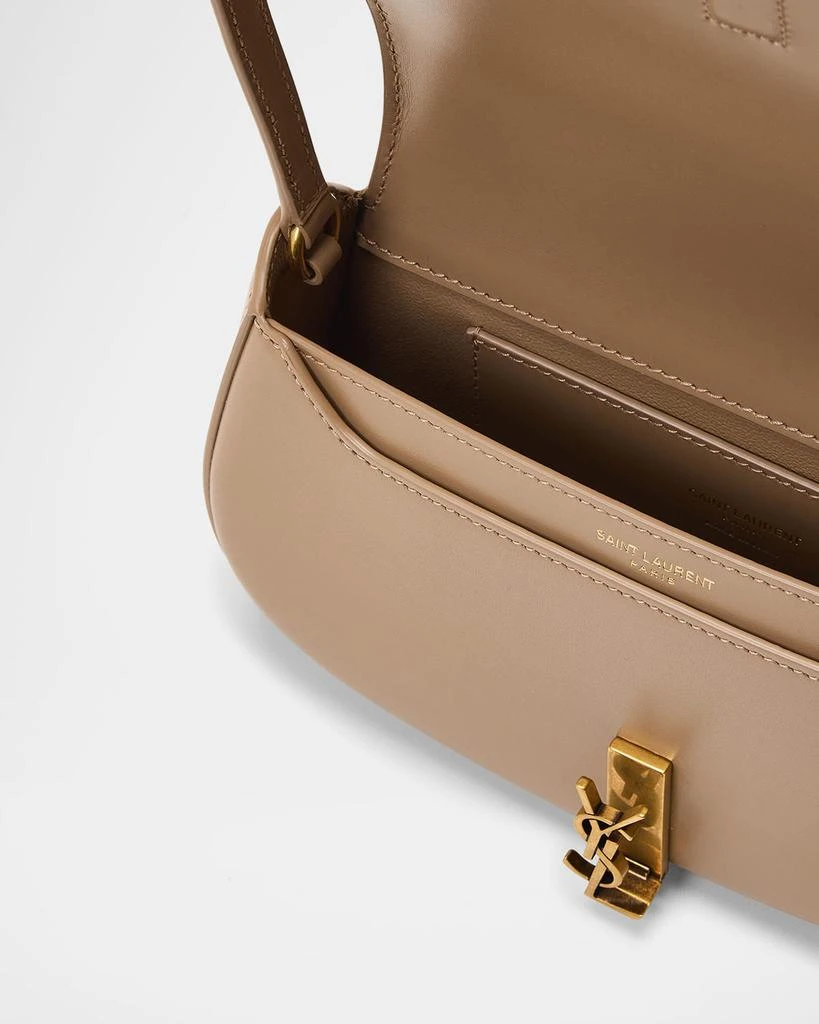 Yves Saint Laurent Mini YSL Flap Leather Shoulder Bag 4