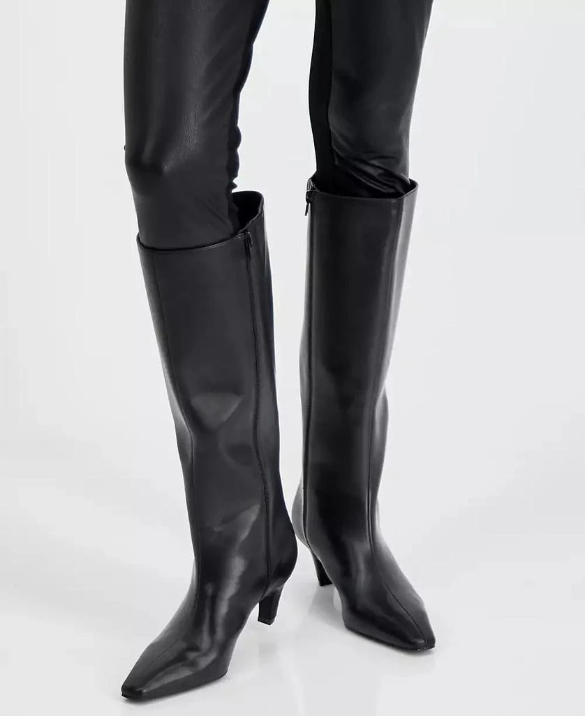 INC International Women's Sameya Mid-Heel Boots, Created for Macy's, Regular, Wide & Extra-Wide Calf 2