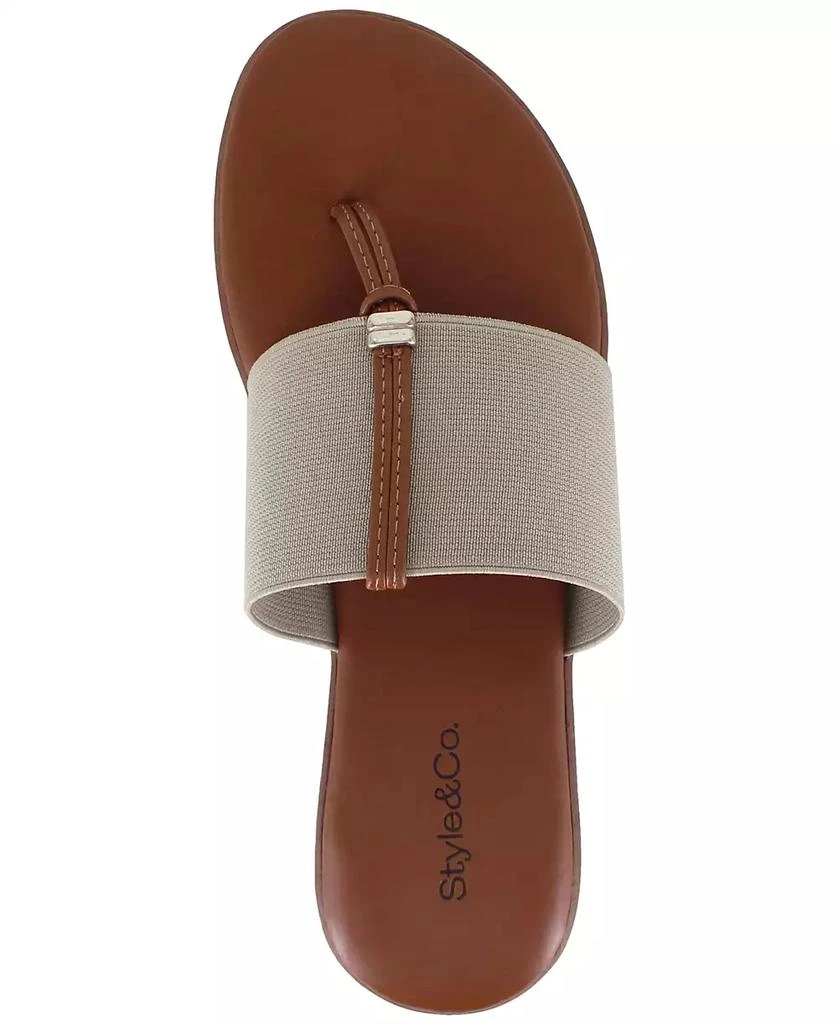 Style & Co Women's Italiaa Elastic Band Flat Sandals, Created for Macy's 3