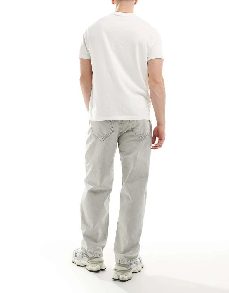 Pull&Bear Pull&Bear baggy  jeans in vintage grey 2