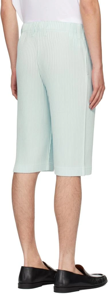 Homme Plissé Issey Miyake Blue Tailored Pleats 2 Shorts 3