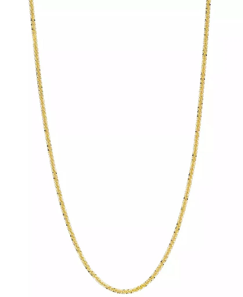 Macy's Sparkle Chain Necklace 18" (1-1/2mm) in 14K Yellow Gold 1
