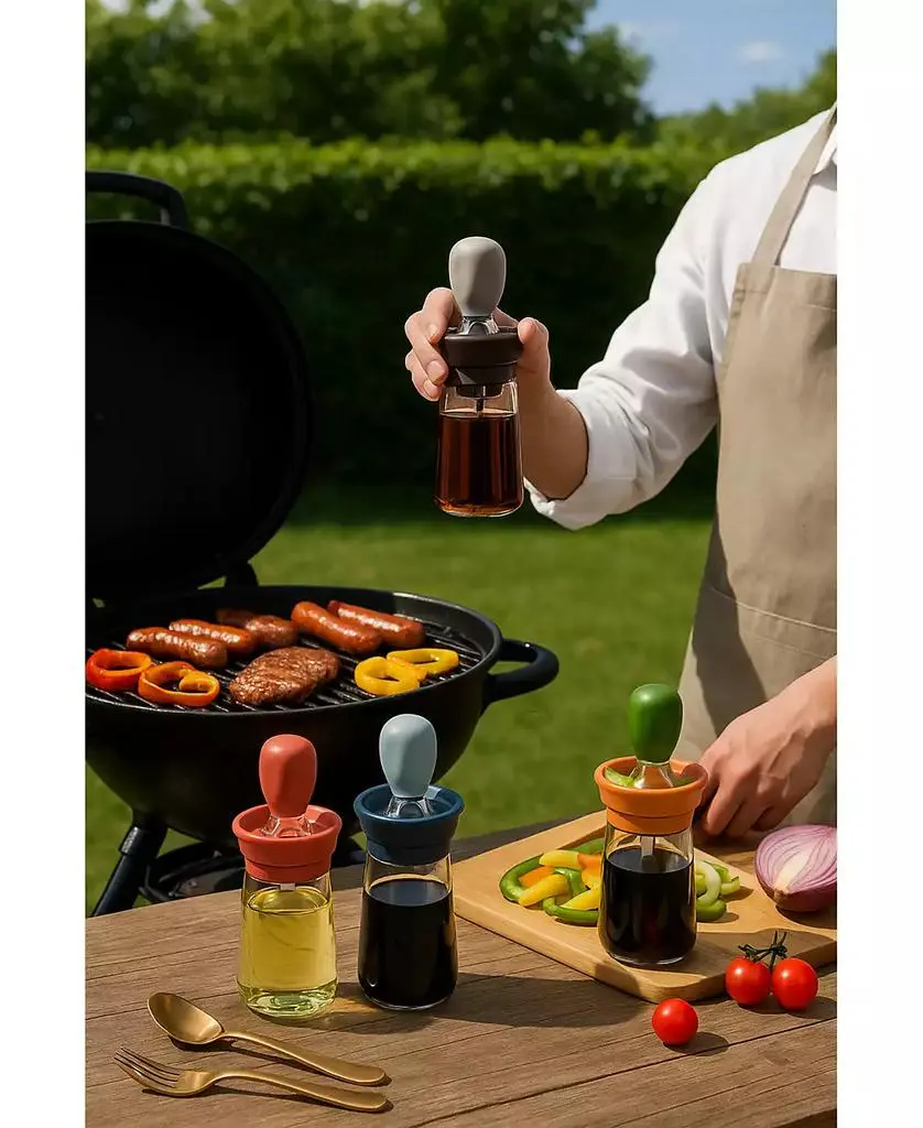 Seamless Outdoors Grill Oil Sauce Dispencer-Green