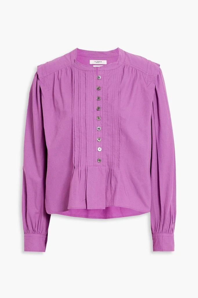 Isabel Marant Étoile Okina pintucked cotton-voile blouse 1