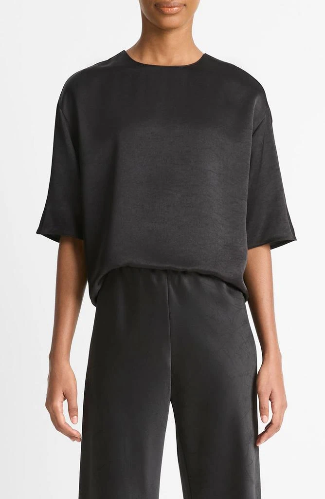 Vince Fluid Satin Top