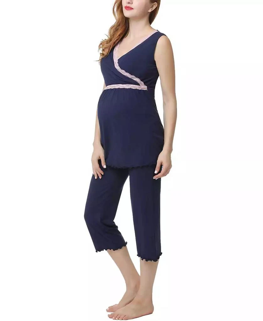 kimi + kai Kimi & Kai Penny Maternity Nursing Pajama Set 7