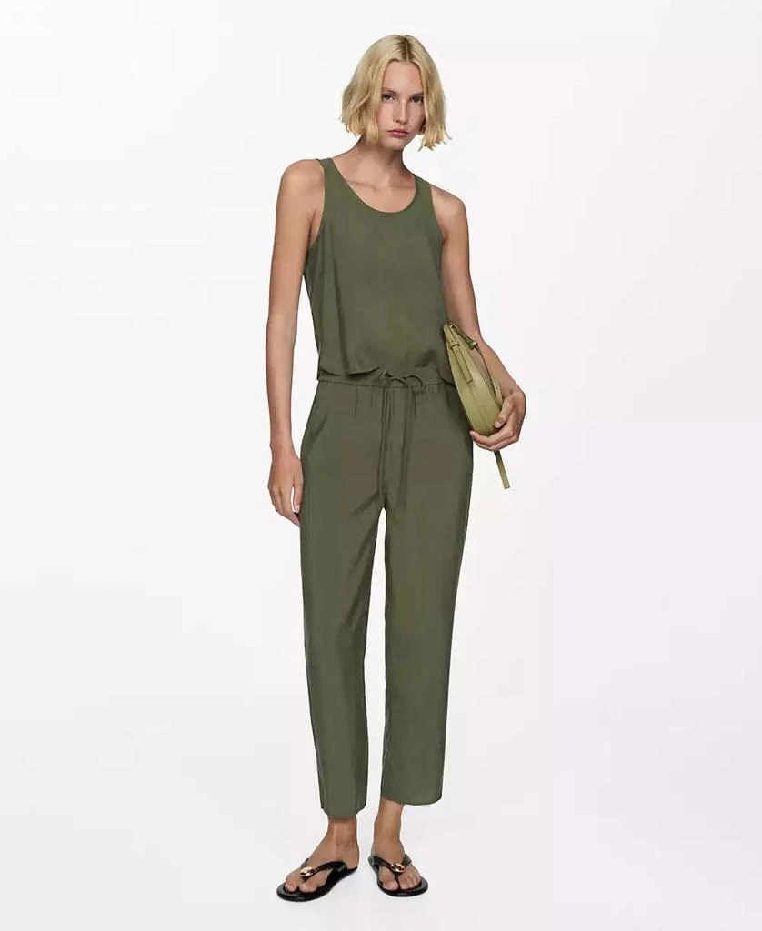 Mango Women's Modal Straight Pants 1
