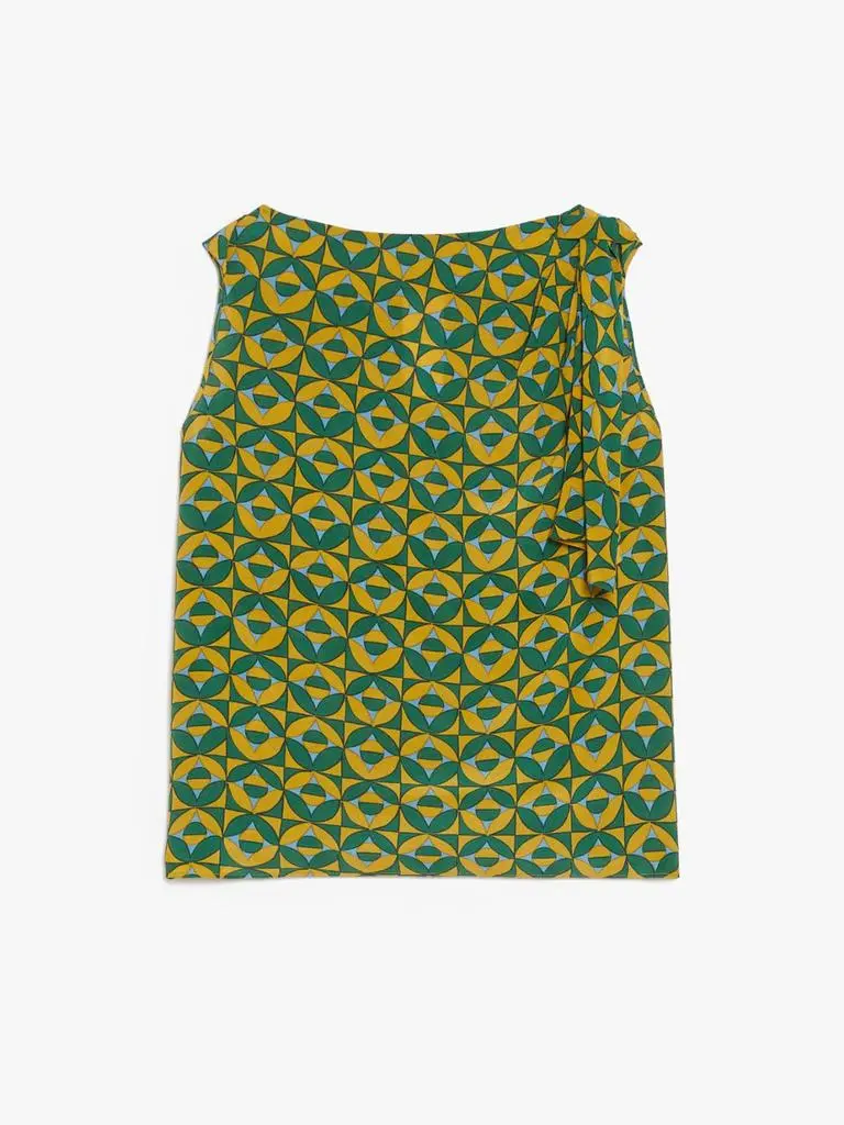 Weekend Max Mara Silk crepe de chine top 4