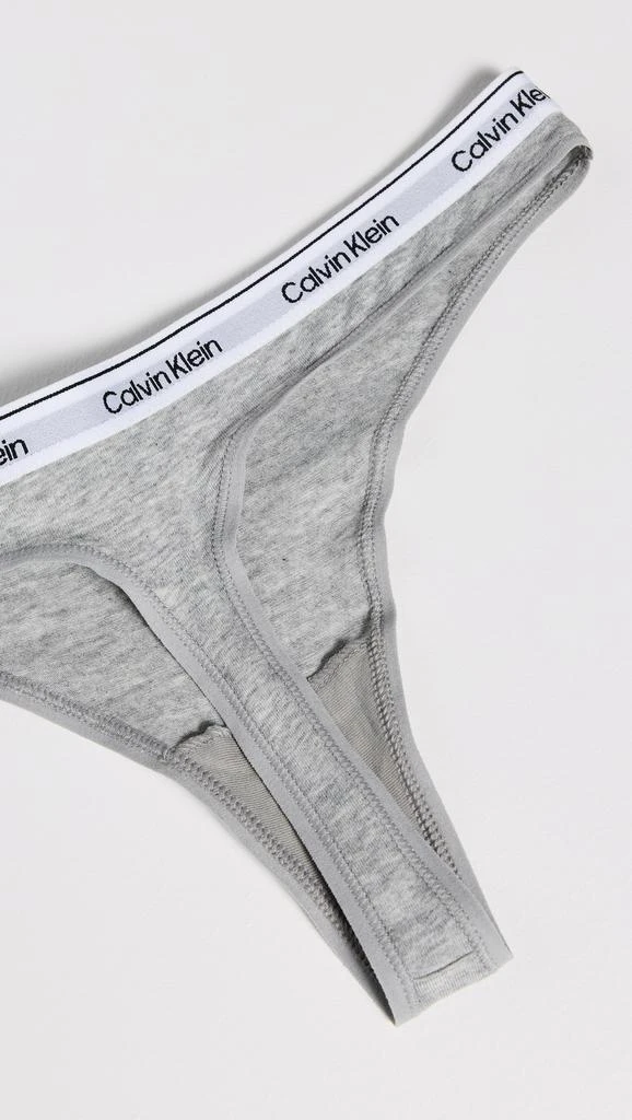 Calvin Klein Modern Logo Thong 3 Pack 5