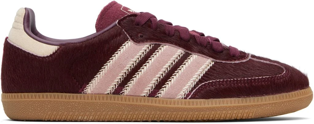 adidas gazelle silver green womens adidas Women Samba OG Collegiate Purple Cream JI2736, 5 main image 0