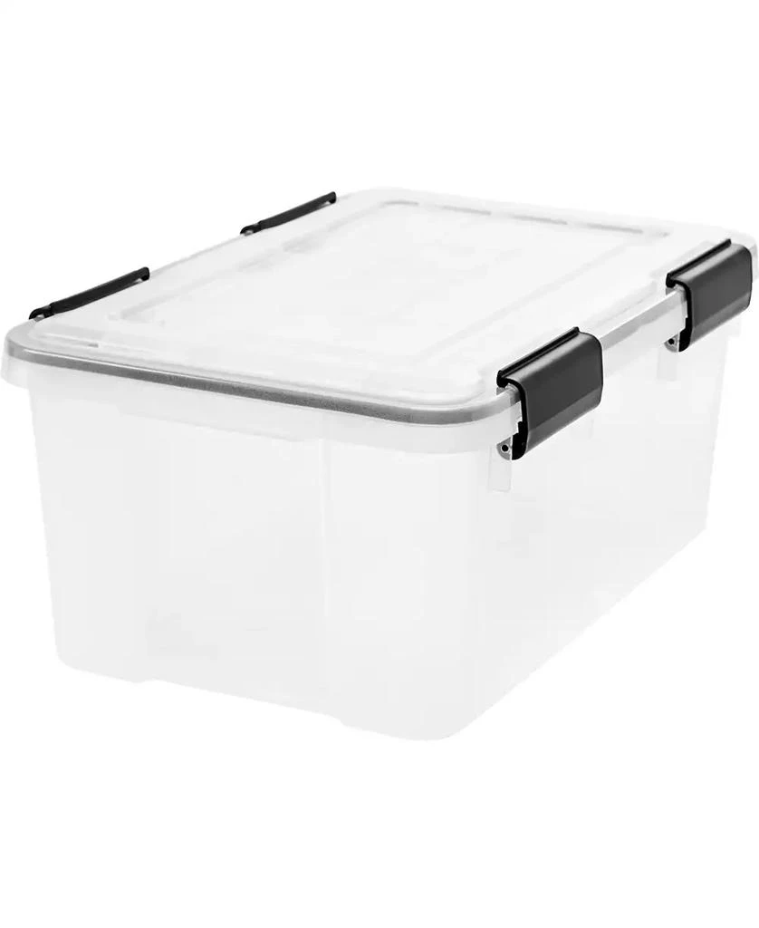 IRIS 19qt WEATHERPRO Airtight Plastic Storage Bin with Lid and Seal and Secure Latching Buckles