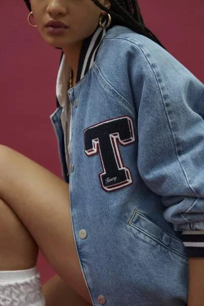 Tommy Hilfiger Tommy Jeans Letterman Denim Jacket 2