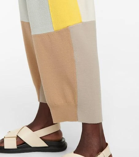 Stella McCartney Wool high-rise straight pants 5