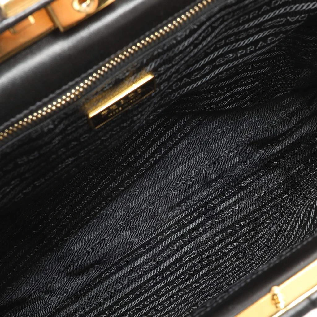 Prada Prada Black Matelasse Leather Top Handle Bag 13