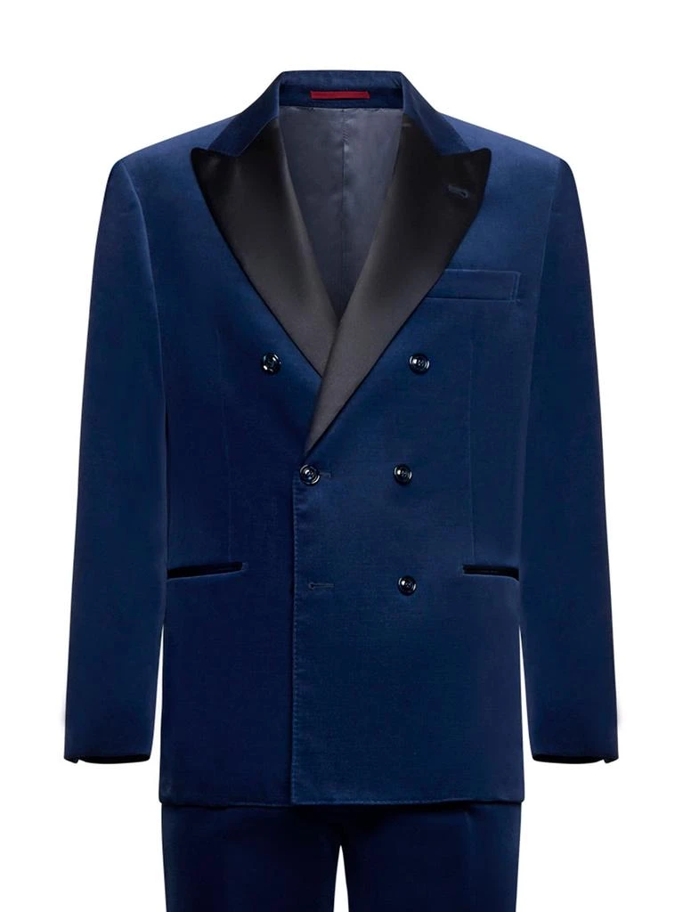 Brunello Cucinelli Brunello Cucinelli Two-Piece Velvet Tailored Suit 3