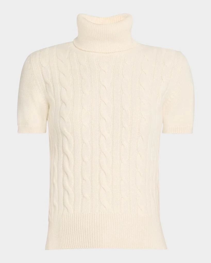 Loro Piana Jubilee Cable Baby Cashmere Turtleneck Sweater 1