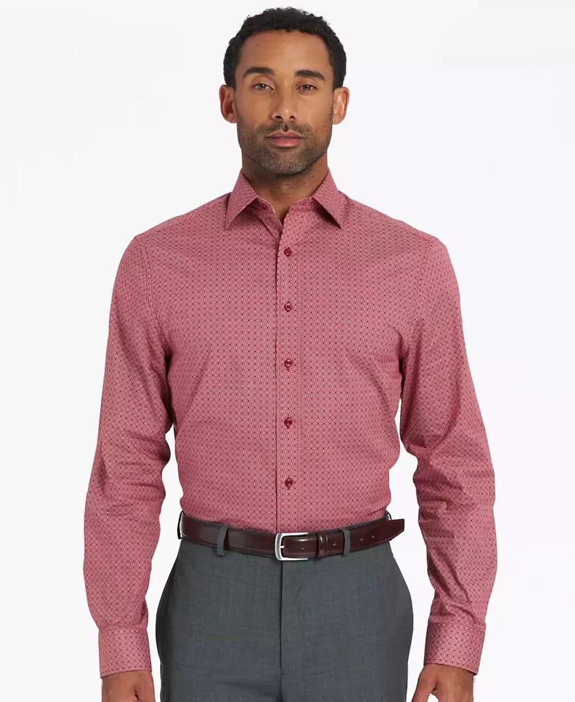 Nick Graham Men's Modern-Fit Medallion Tile Dress Shirt 2