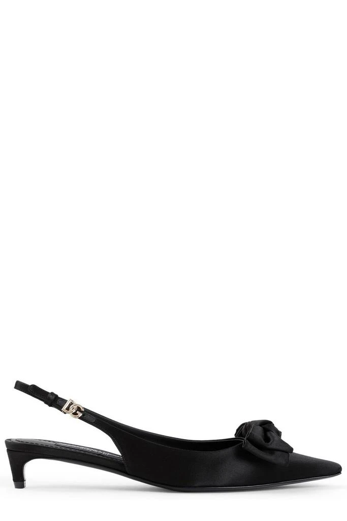 Dolce 
Gabbana Dolce 
Gabbana Bow Detailed Slingback Pumps 1