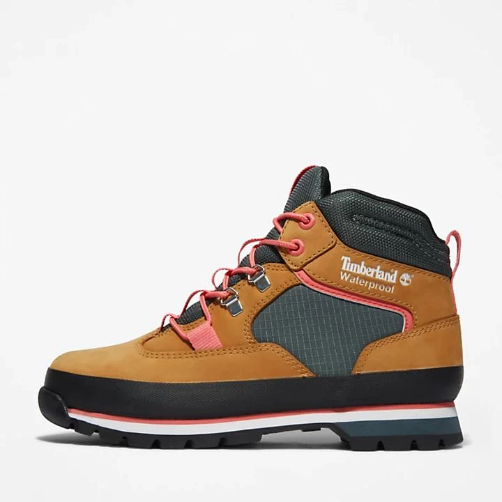 Timberland Euro Hiker Hiking Boot for Women in Yellow and Green 8
