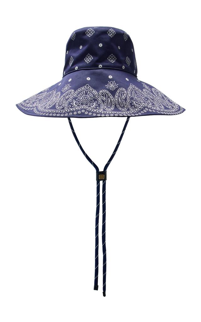 Miu Miu Miu Miu - Bandana-Print Bucket Hat - Blue - S - Moda Operandi