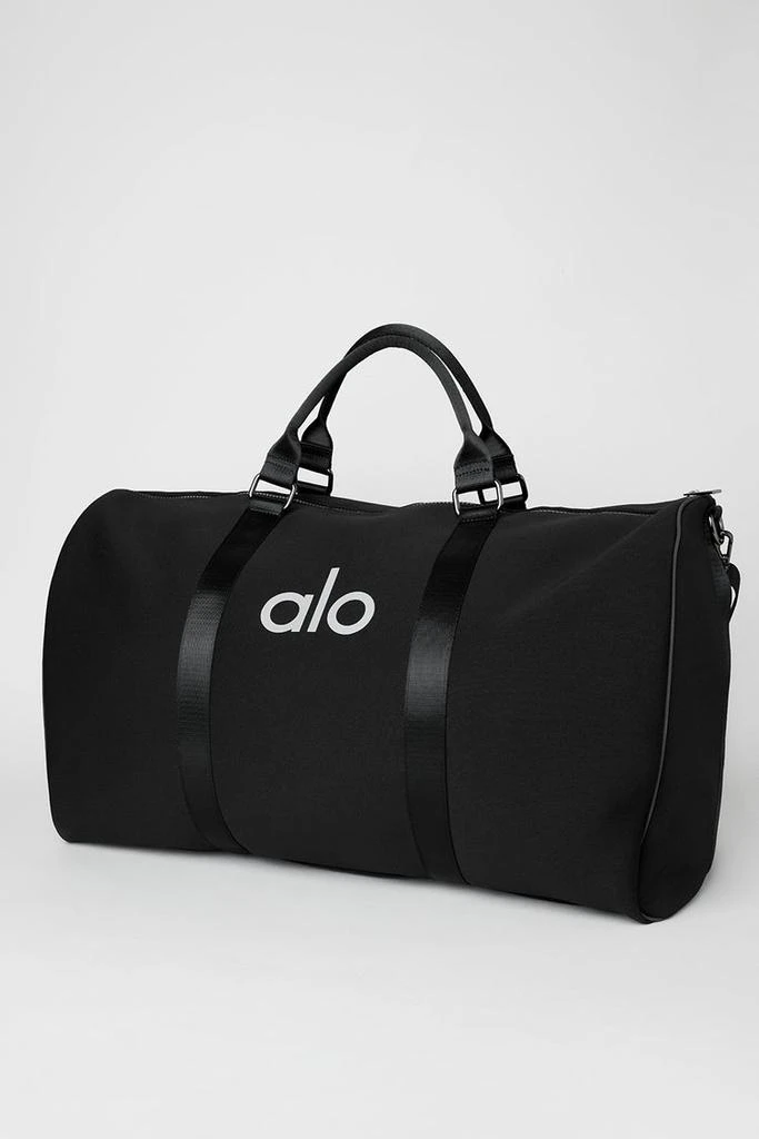Alo Large Traverse Duffle - Black/Silver 1
