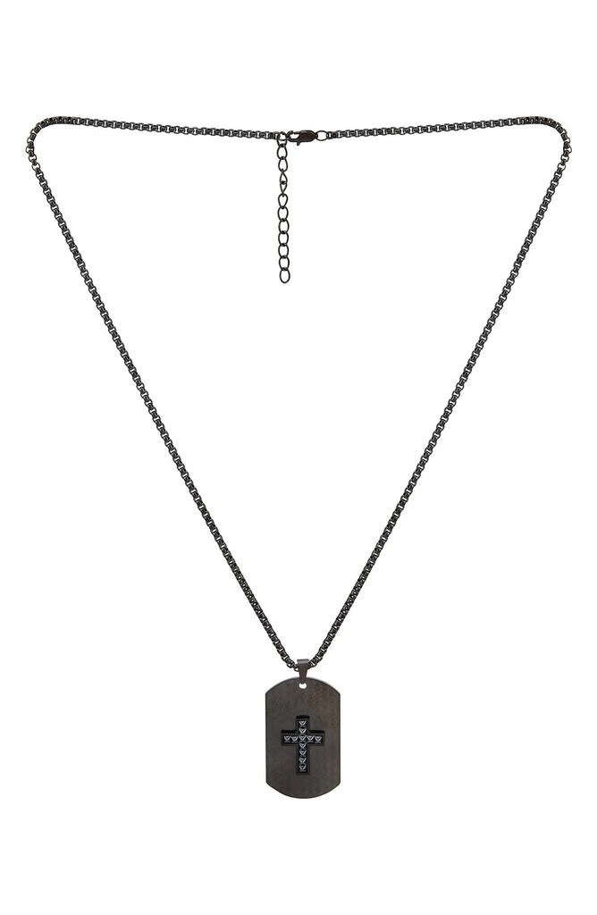 AMERICAN EXCHANGE Cross Dog Tag Necklace & ID Bracelet Set 3