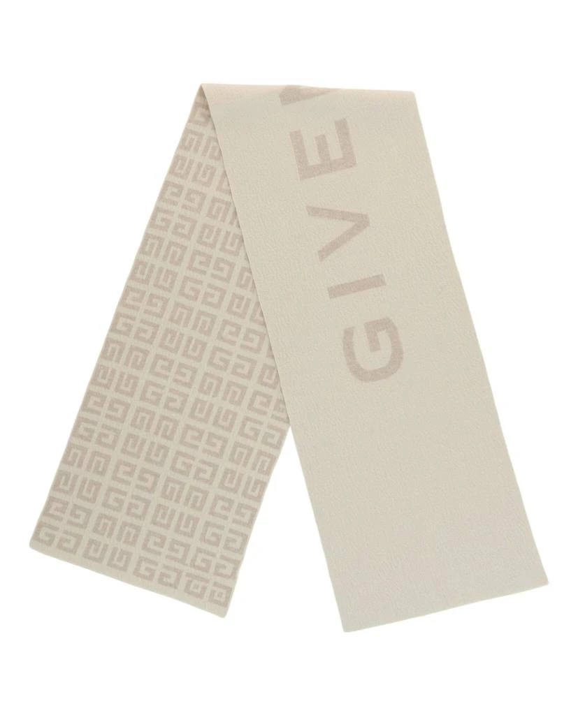 Givenchy Reversible Logo Wool Scarf 2