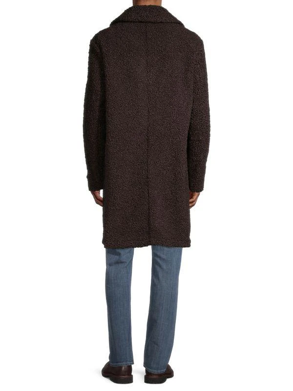 Karl Lagerfeld Paris Water-Resistant Faux Shearling Fur Coat 2
