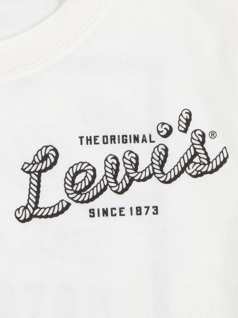 Levi's Levi's Boys Pizza Delivery Cowboy T-Shirt in Ivory 3
