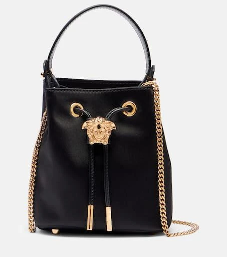 Versace La Medusa Mini satin bucket bag 1