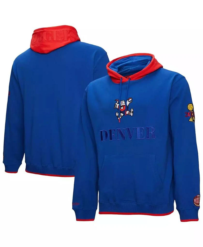 Mitchell & Ness Men's Royal Denver Nuggets Hardwood Classics Team OG 3.0 Pullover Hoodie 1