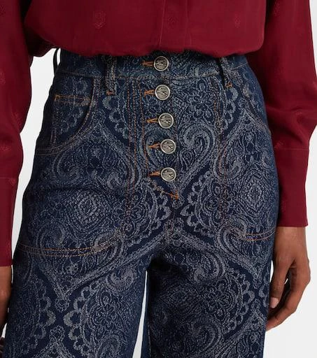 ETRO Pegaso high-rise flared jeans 4