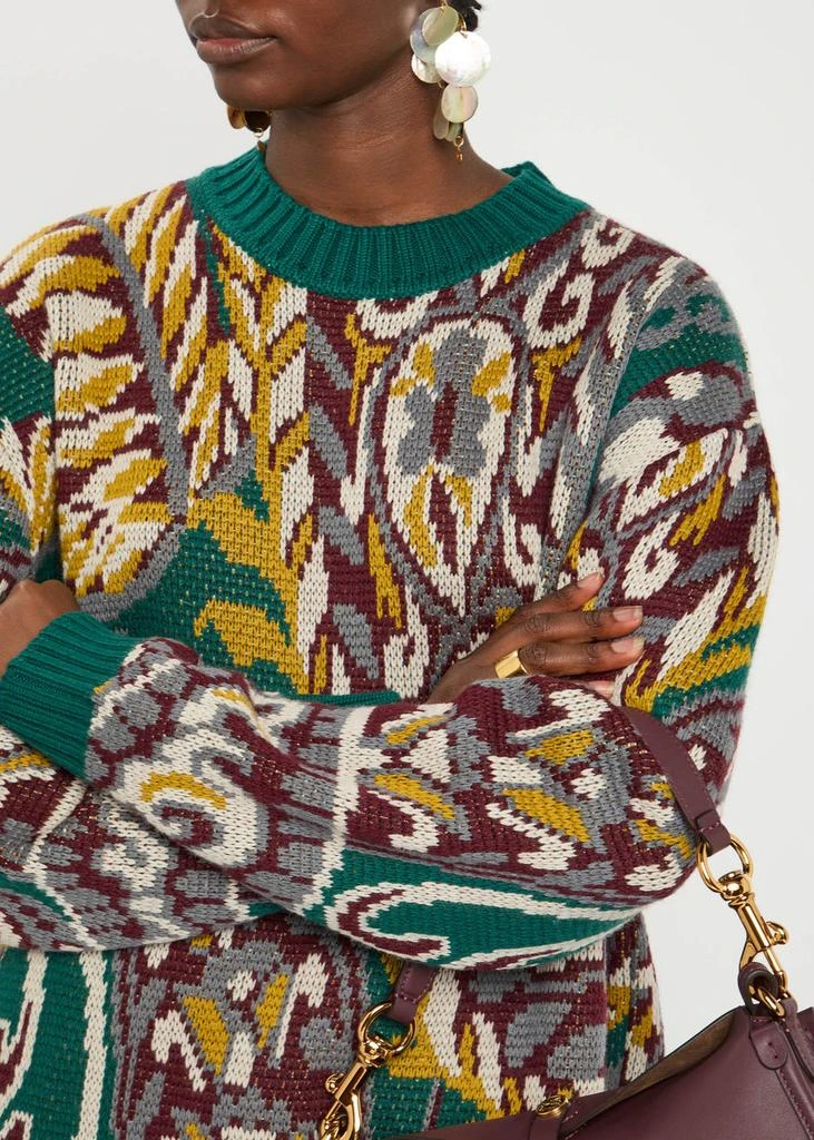 ETRO Patterned wool-blend jumper 5