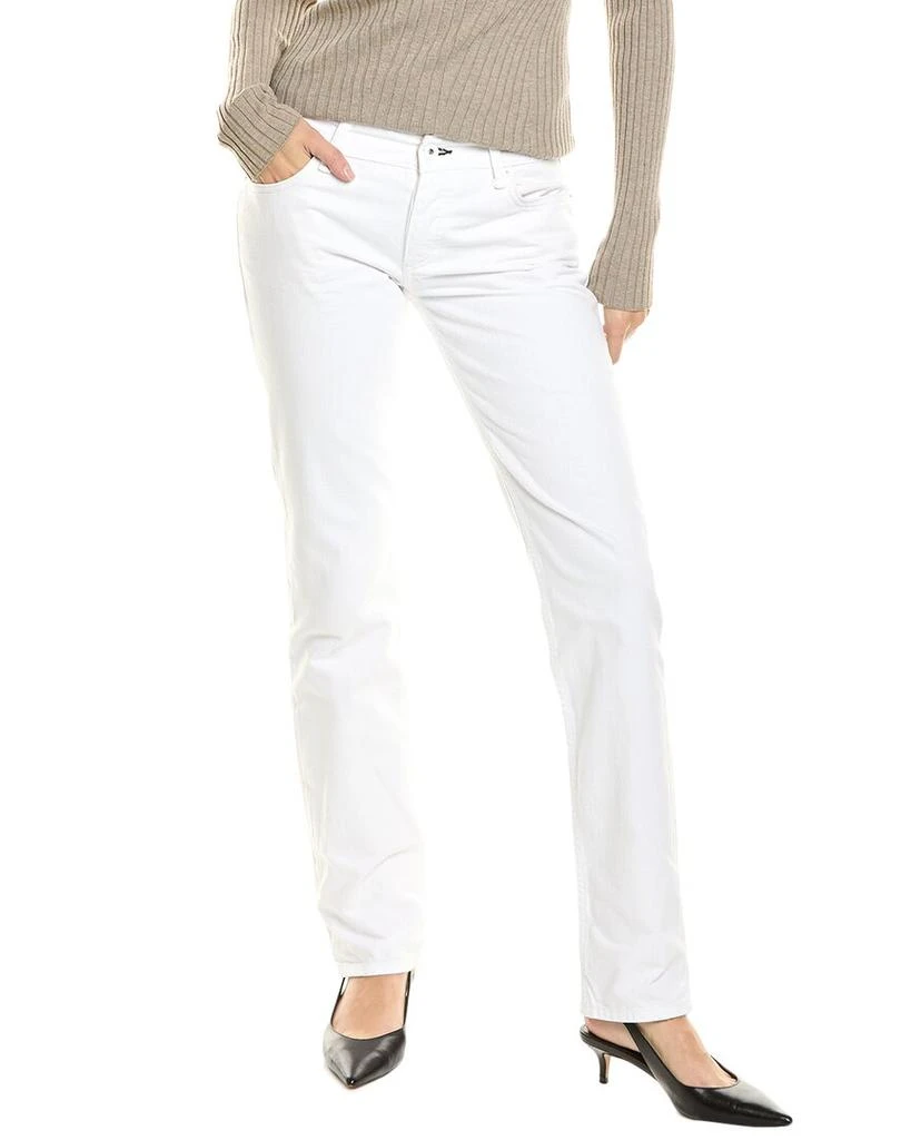 Rag & Bone Piper Bright White Low-Rise Straight Jean 1