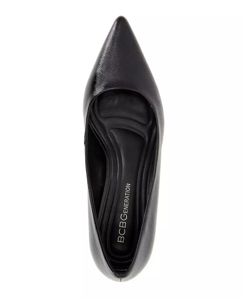 BCBG Women's Dovi Kitten Heel Pointed Toe Dress Pumps 4