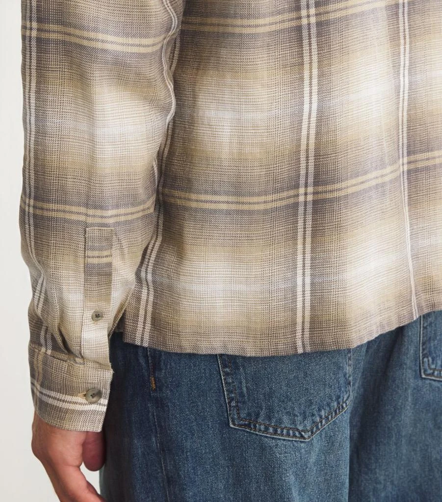 Vince Cotton-Hemp Check Shirt 6