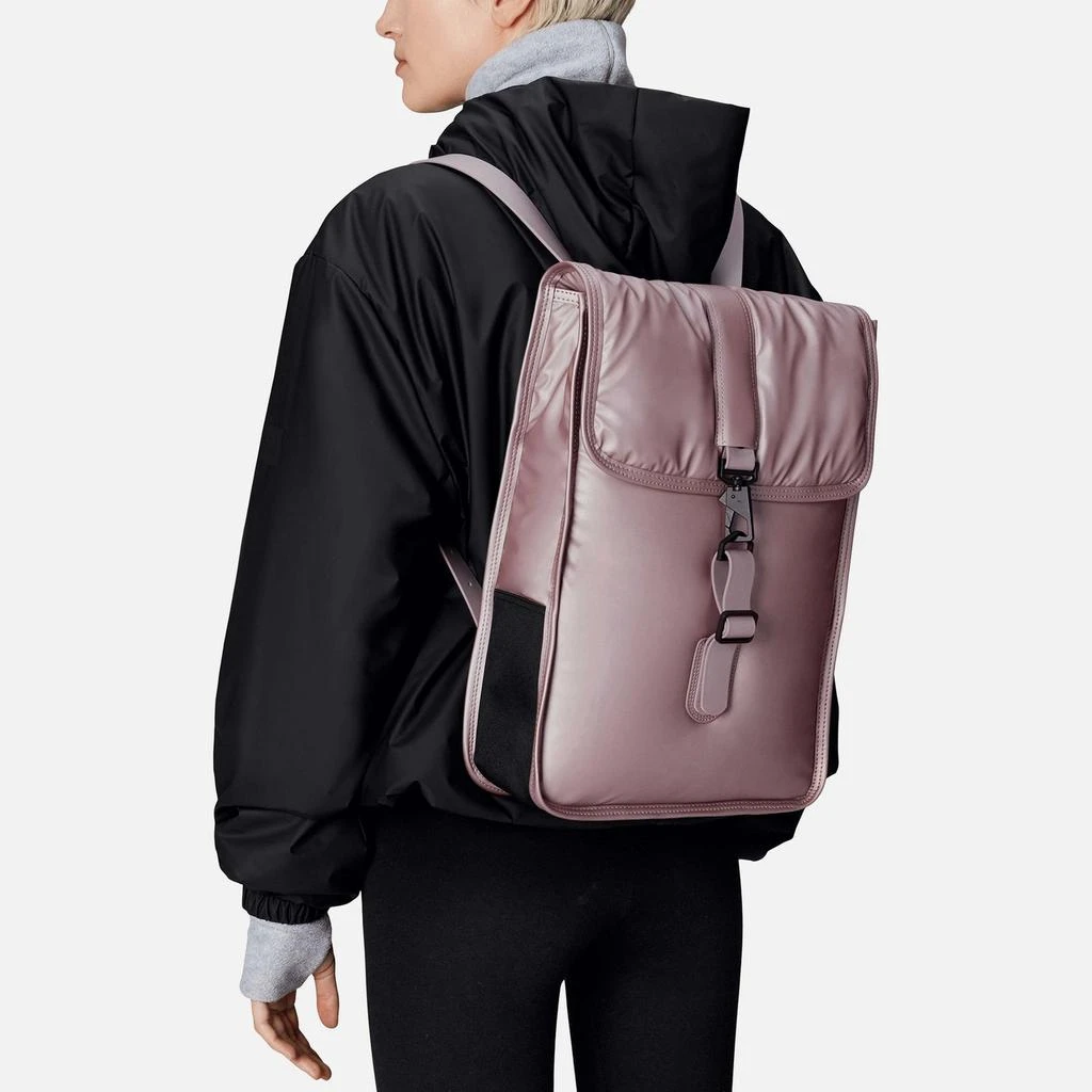 Rains W3 Puffed Patent Shell Mini Backpack – On Sale Now  display picture 1
