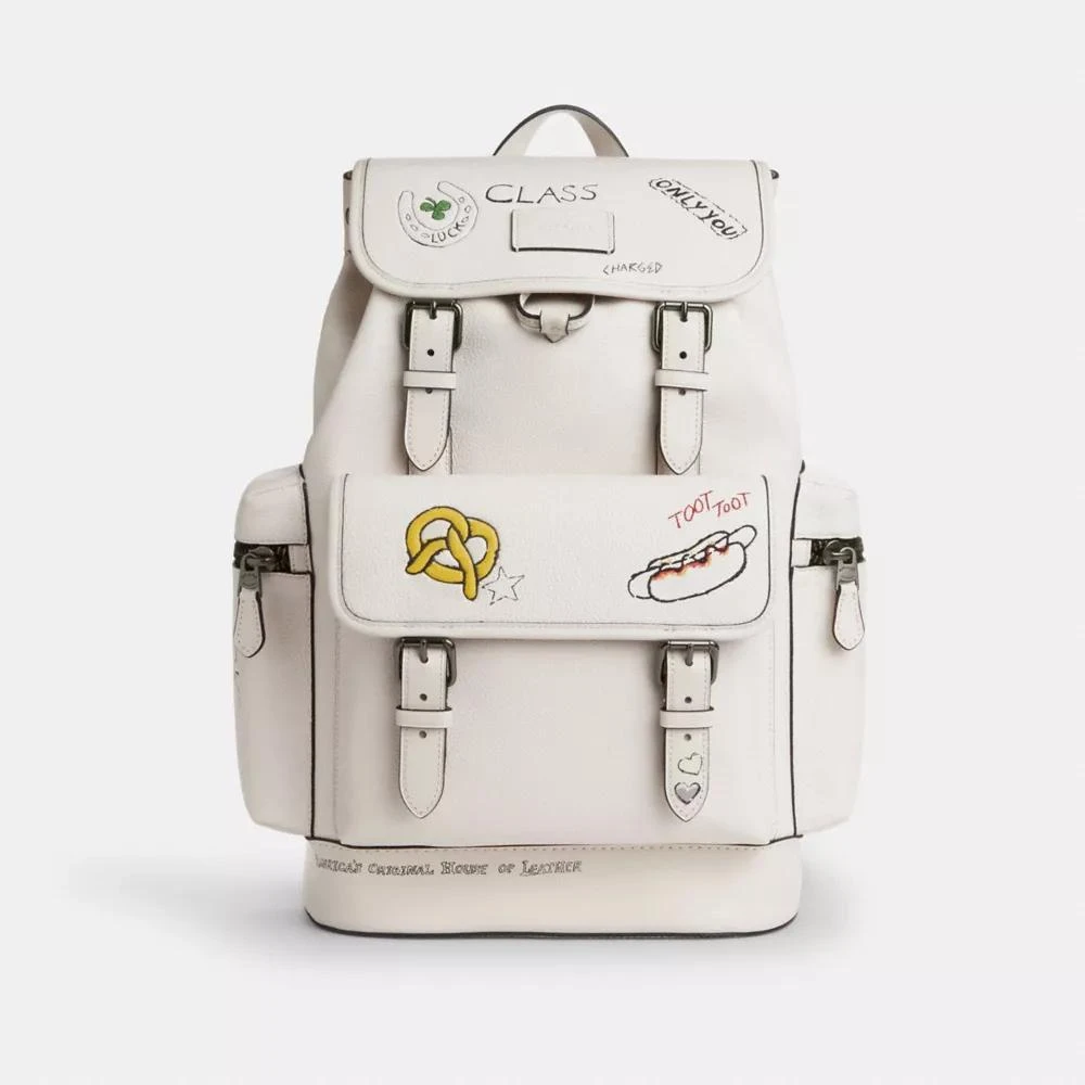 Coach Sprint Backpack With Sketch Print 1