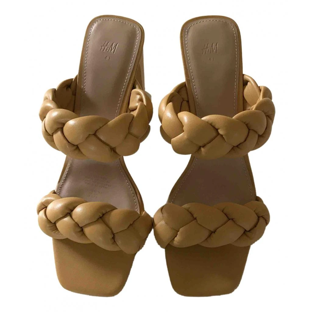 H&M H&M Leather mules 1