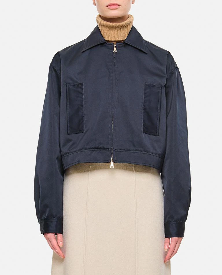 Plan C Zipped Crop Jacket 1