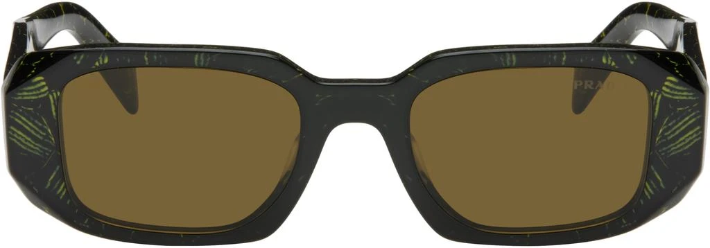 Prada Black & Yellow 'Prada Symbole' Sunglasses 1