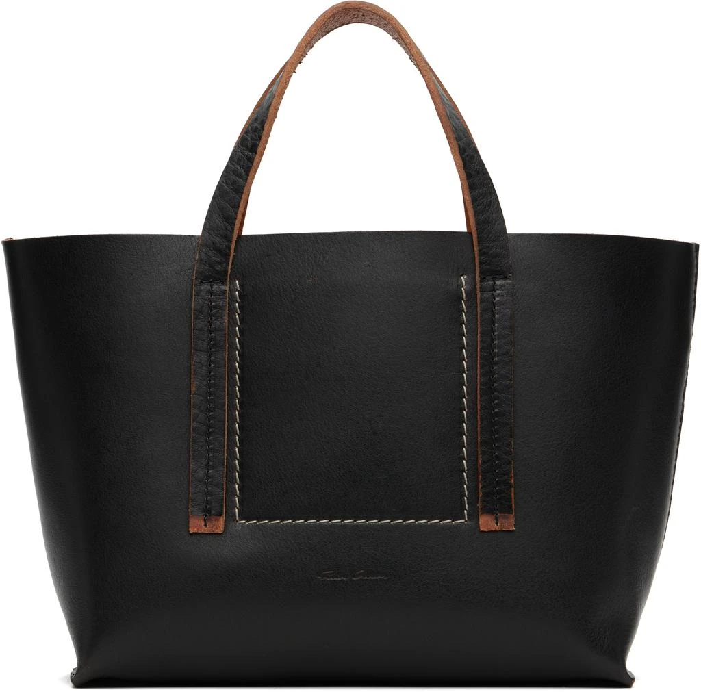 Rick Owens Black Concordians Mini Shopper Tote 1