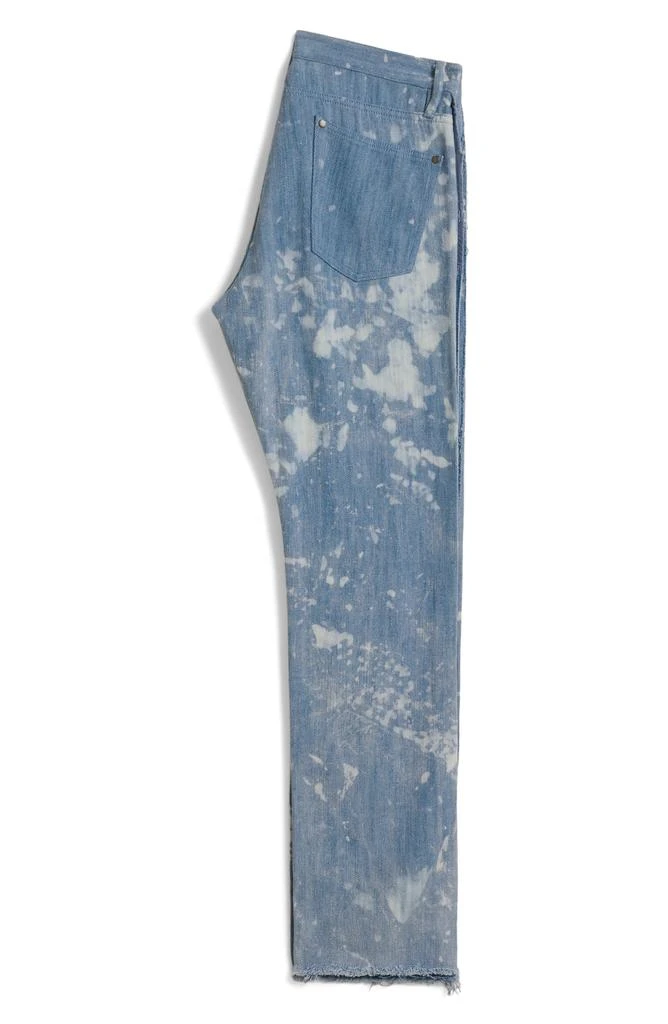 John Varvatos Bleached Raw Hem Regular Fit Jeans 2