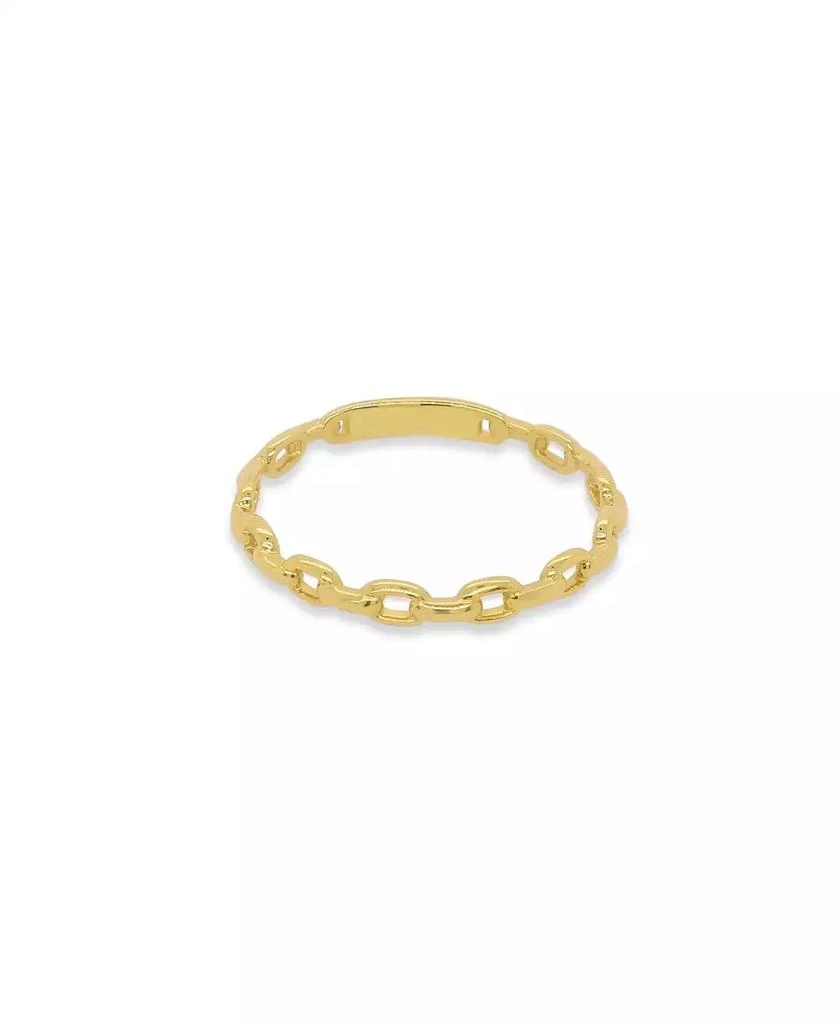 The Lovery Oval Link Ring 14K Yellow Gold 4
