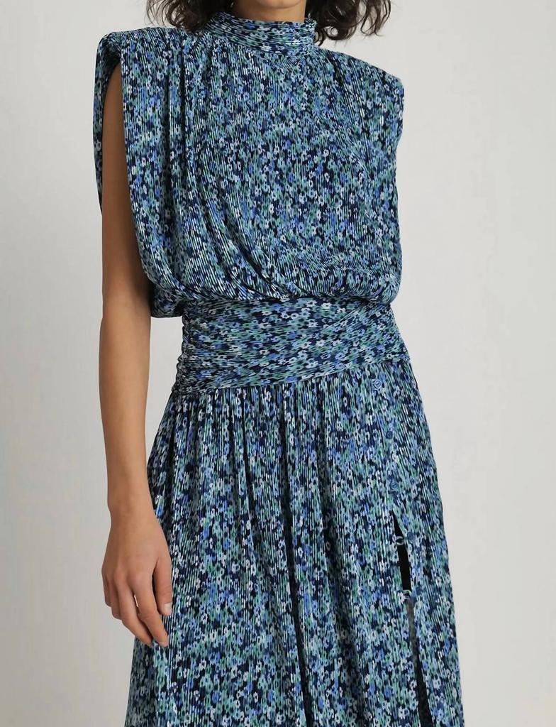 Sabina Musayev Sabina Musayev - Solange Flora Pleated Maxi Dress