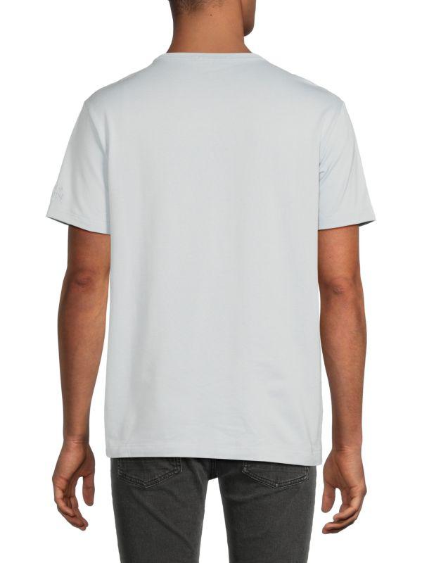 McQueen Solid Crewneck Cotton T-Shirt