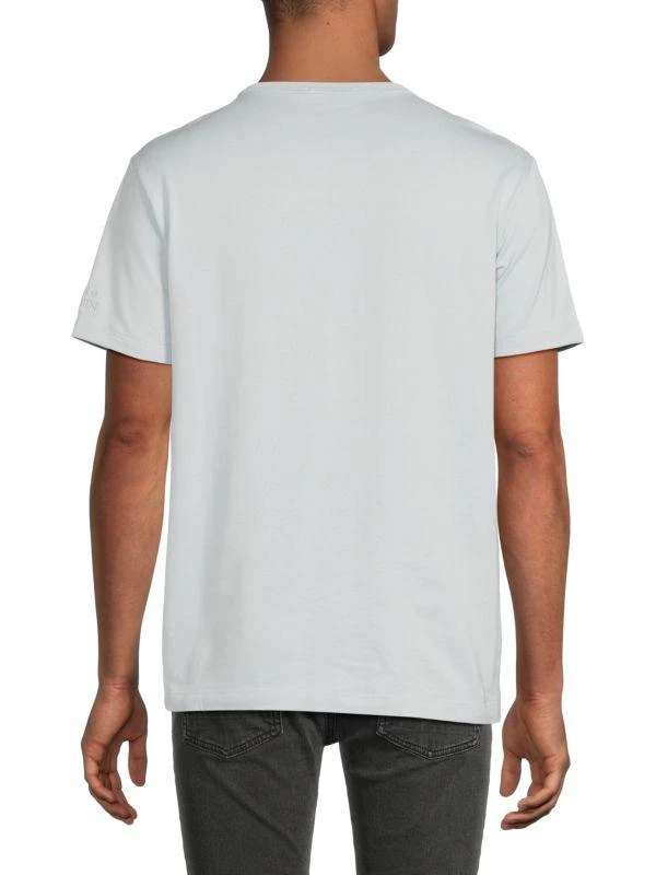 McQueen Solid Crewneck Cotton T-Shirt 2