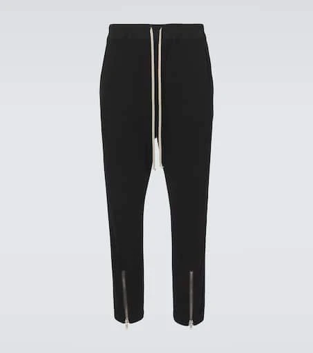 Rick Owens Tecuatl cotton jersey terry sweatpants